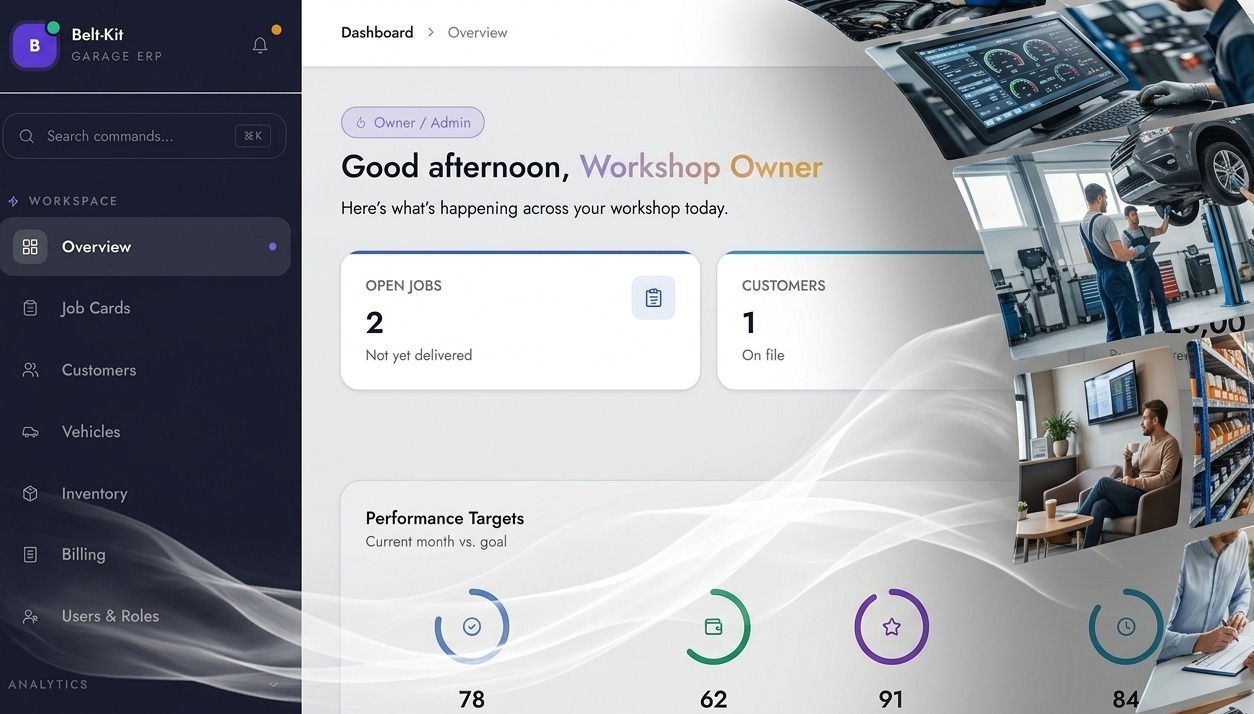 BeltKit ERP screenshot